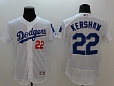 Los Angeles Dodgers #22 Clayton Kershaw White 2016 Flexbase Authentic Collection Stitched Jersey,baseball caps,new era cap wholesale,wholesale hats